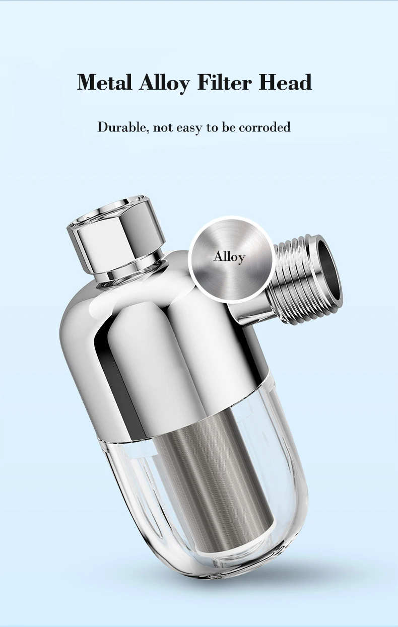 Myteck Metal Alloy Inline Mini Prefilter With Stainless Steel Mesh 40 Micron Before Water Heater Washing Machine Water Filter