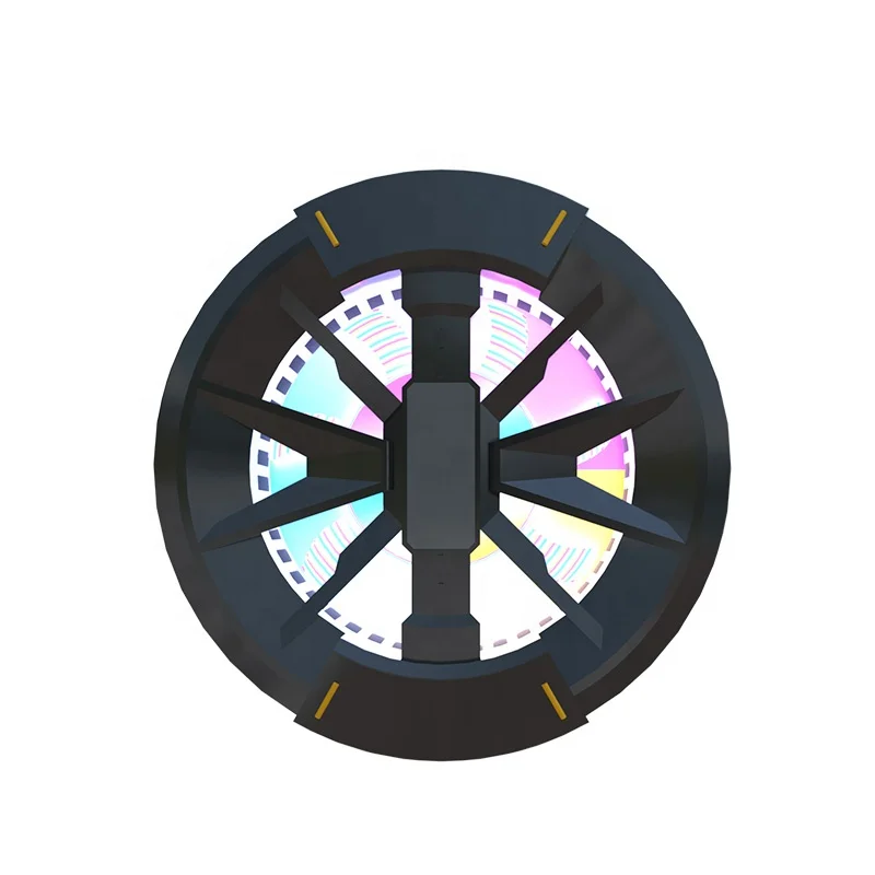 Mobile Phone Cooler With 10W Wireless Charger Pad Cellphone Radiator Fan For Gaming