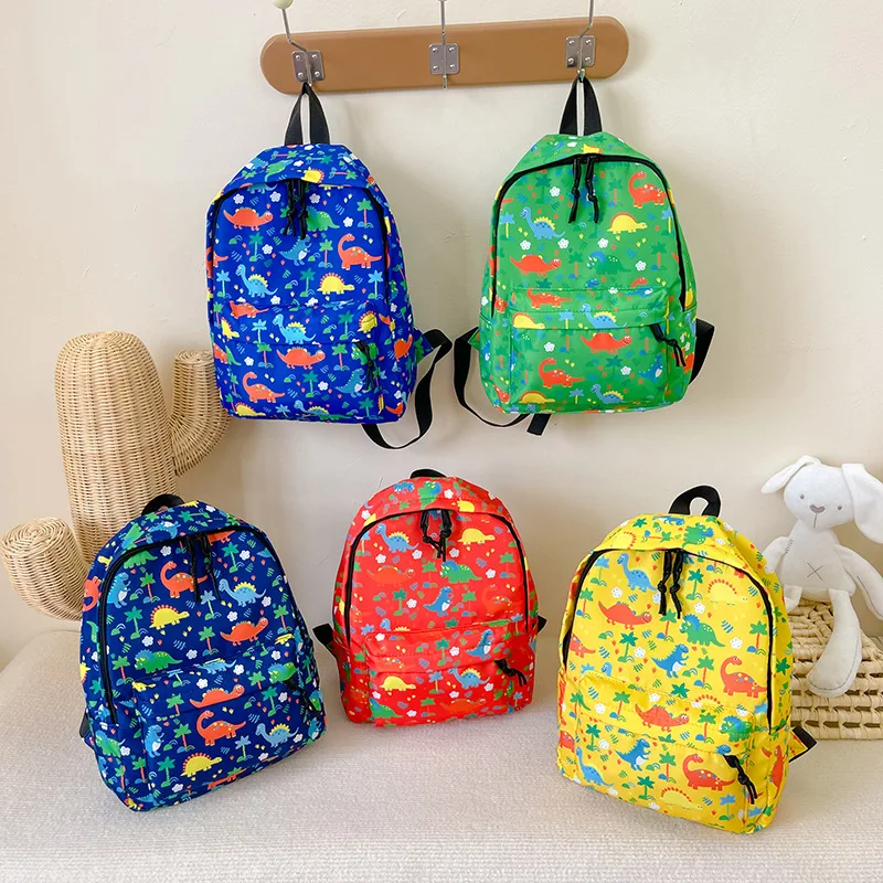 Dinosaur Printed Baby Boy Girls Toddler Back to School Children Kids Backpack Bag