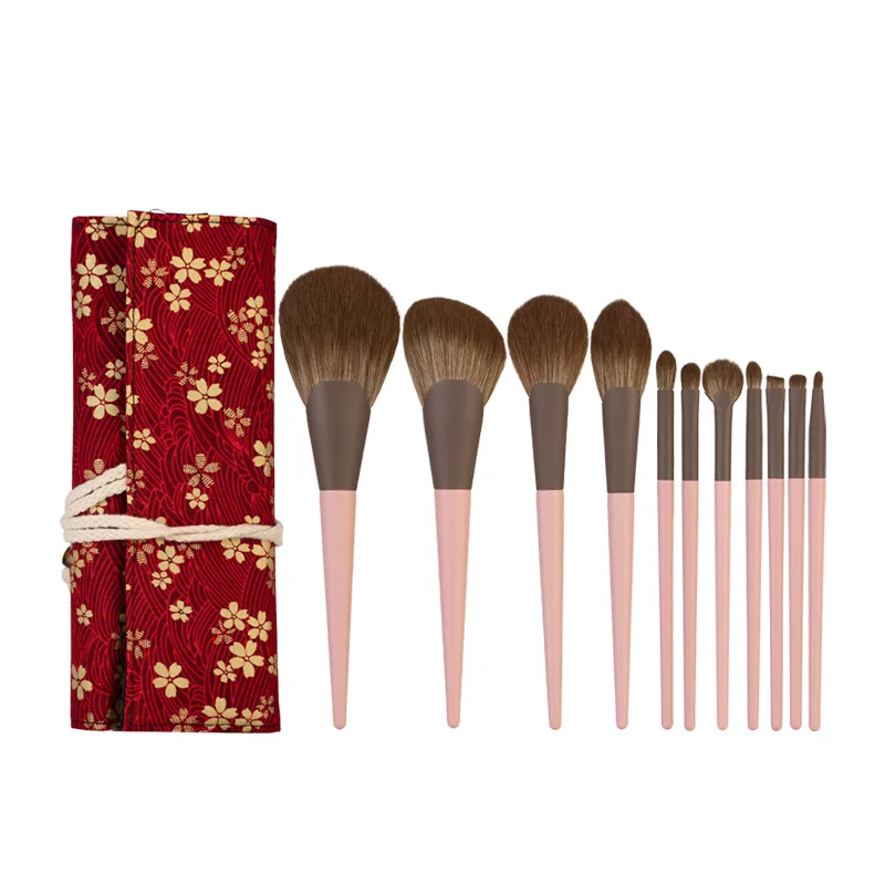 Самые продаваемые синтетические кисти для макияжа, 11 шт., кисти для макияжа, Новое поступление, набор для макияжа
