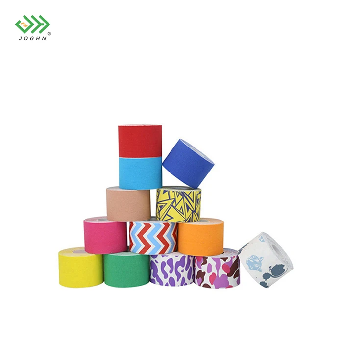 JOGHN Cotton basketball fitness wholesale cheap colorful kinesiology tape