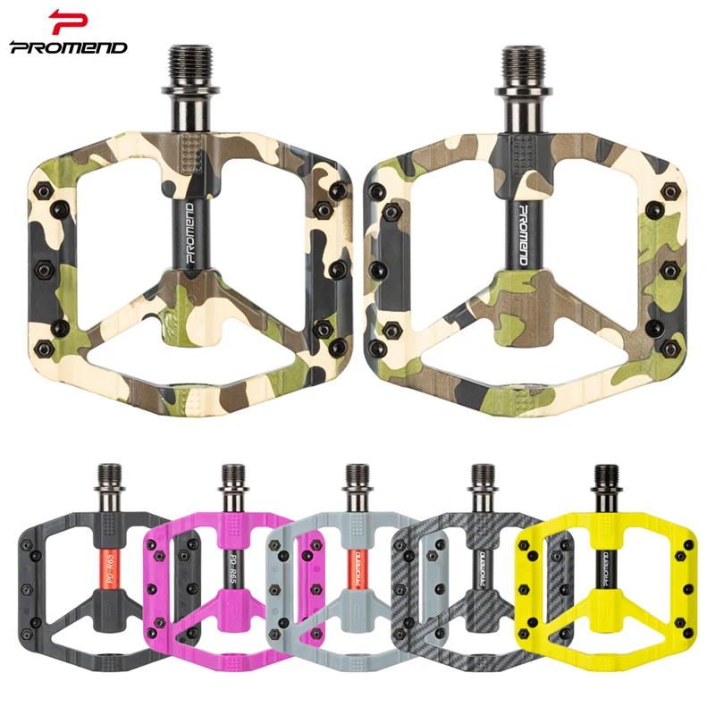 Promend 3 Sealed Bearings Nylon Bicycle Pedals Carbon Road Cycling Parts for BMX & MTB Ultralight Colorful Pedal