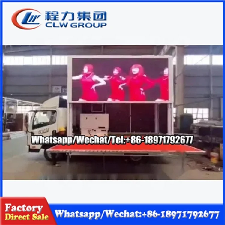 Mobile Led Advertising Truck P3 P4 Led Screen Truck Full Color Led Display Truck For Sale