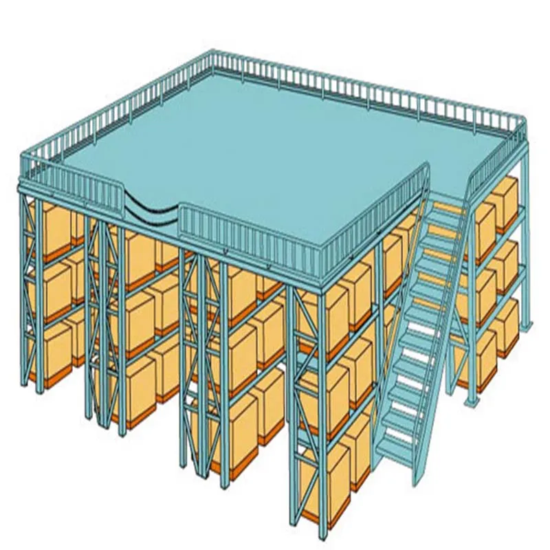 Mracking Maximize the utilization of warehouse space attic shelves one floor second floor storage platform for goods