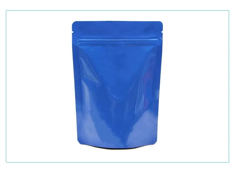 Food safe plastic aluminum smell proof bags resealable clear zip lock food storage bags foil kraft paper stand up pouch