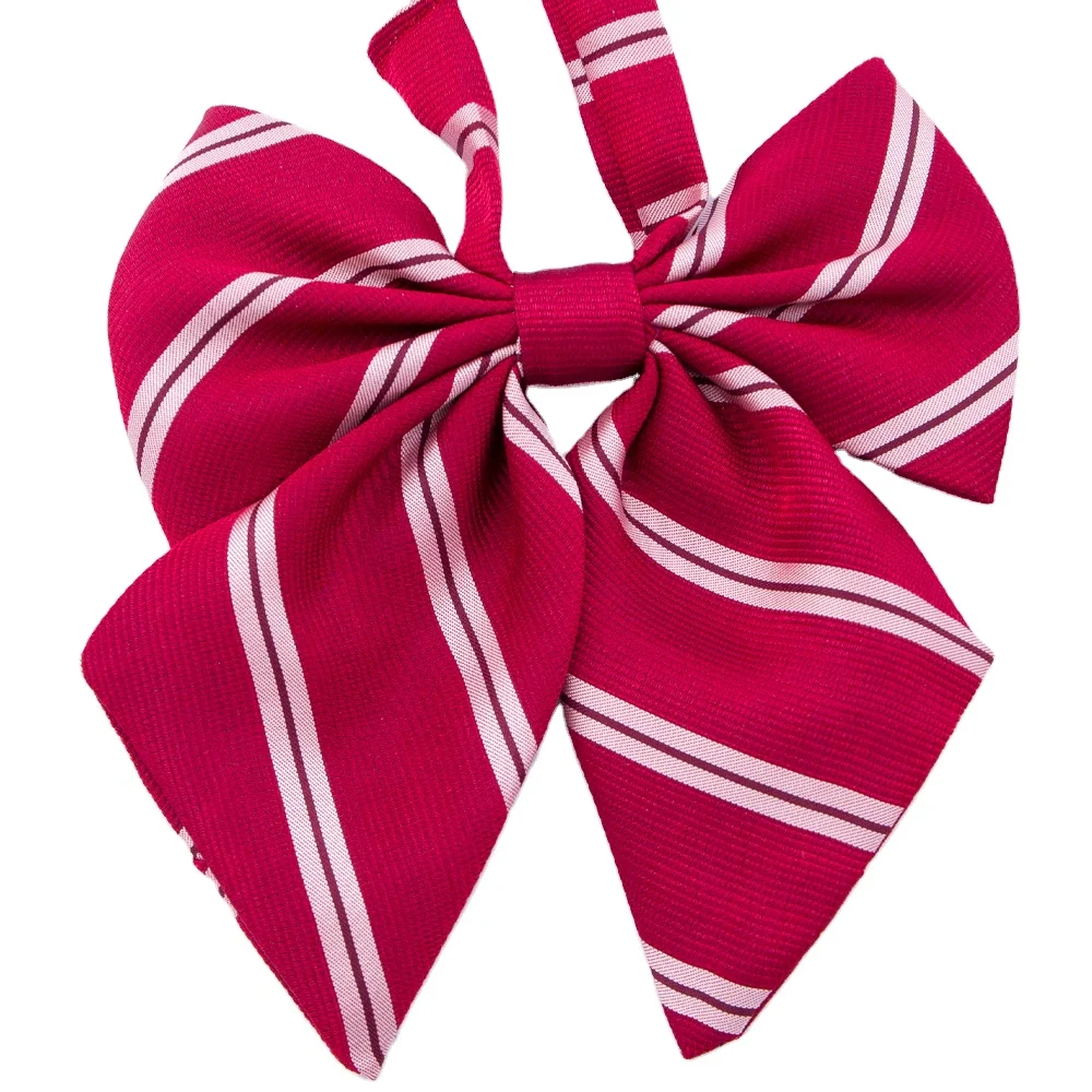 RunLin Factory Custom Handmade Luxury JK Satin Ribbon Silk Woven Jacquard Fabric Bow Ties for Men