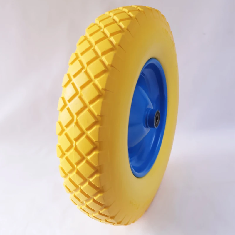 16 inch 4.00-8 Pu Foam Wheel Barrow Tire Wheelbarrow Wheel