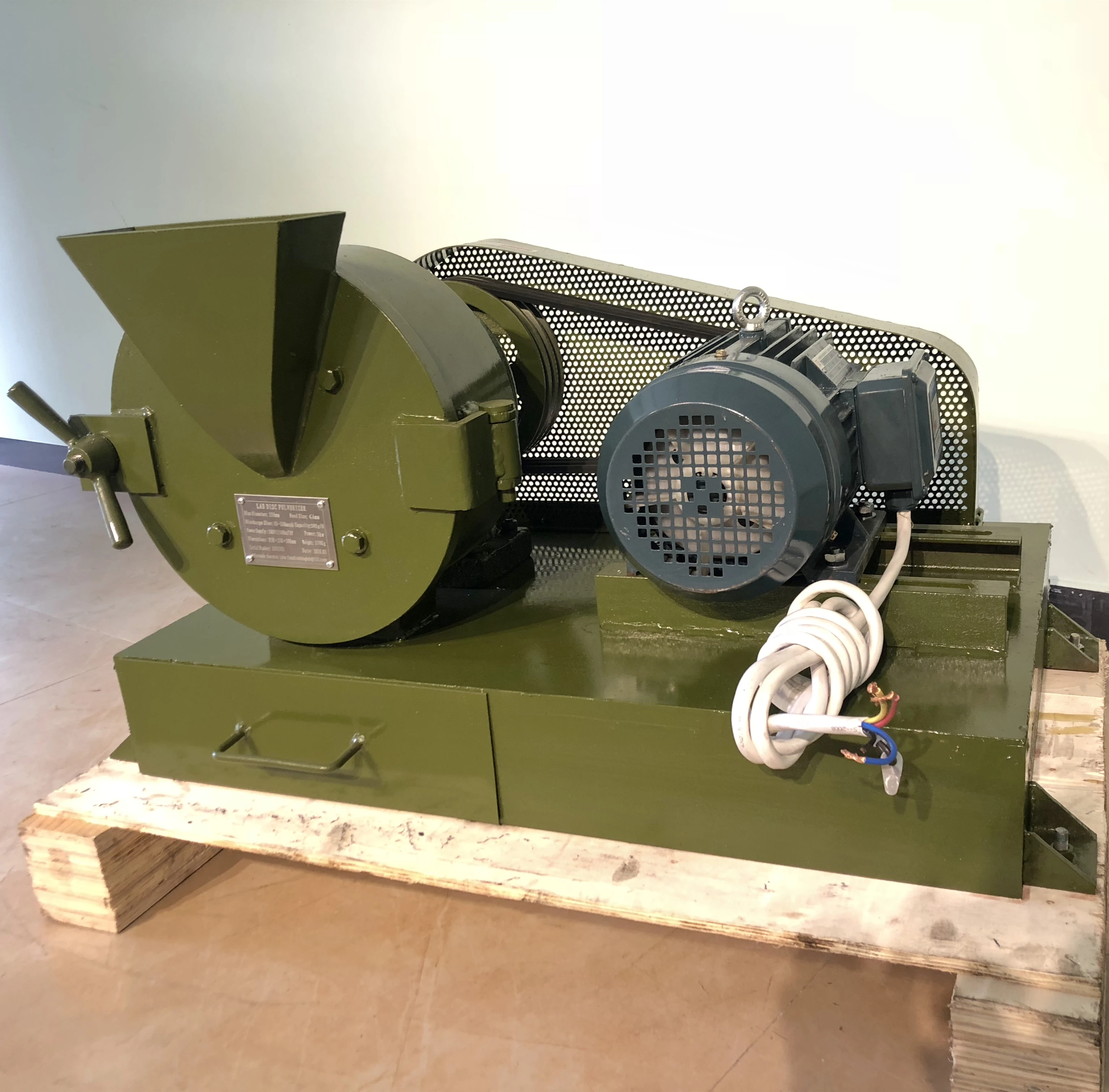 Hot Sale Small Mini Laboratory sealed Mineral Grinding Machine 175 Round Disk pulverizer 250 Disc Mill