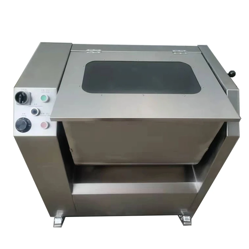 Professional Automatic Commercial Wheat Flour Mixer Horizontal Dough Meat