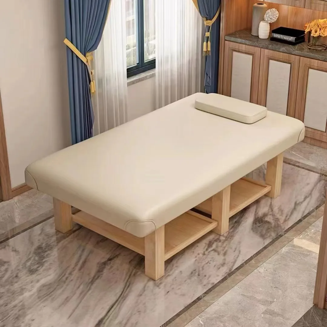 2024 YOUTAI New Arrival Modern Solid Wood Extra Wide  Beauty Bed Massage Bed