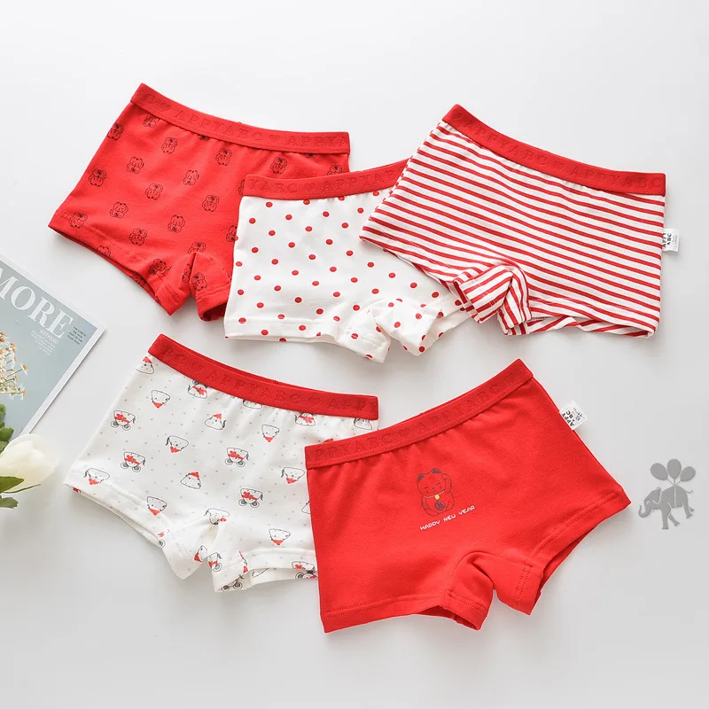 
Comfortable Organic Cotton Baby Girl Underwear Breathable Kids Toddler Short Pants Underpants Infant Shorts Christmas Gift 
