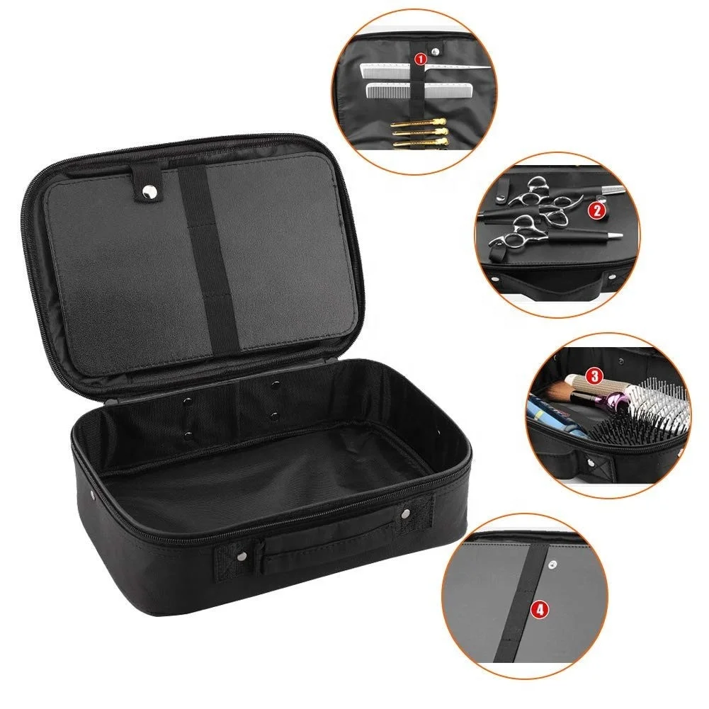 Custom Barber Bag Portable Nylon Travel Toiletry Pouch