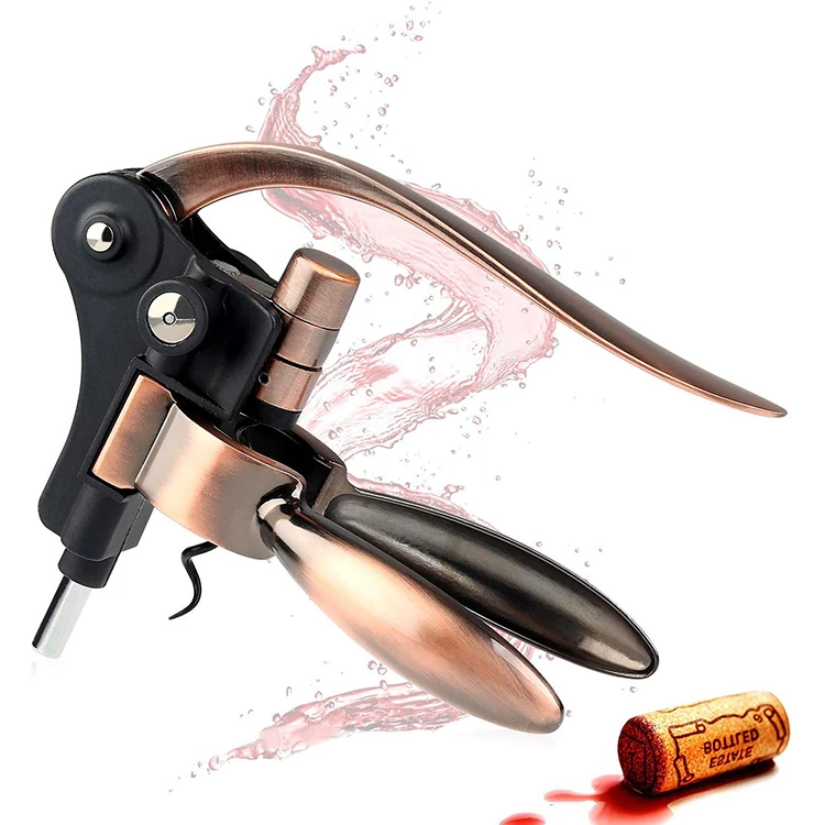 2022 Upgraded Including Foil Cutter Opener Stand and Extra Spiral Rabbit Shape Wine Opener Corkscrews Kit Set