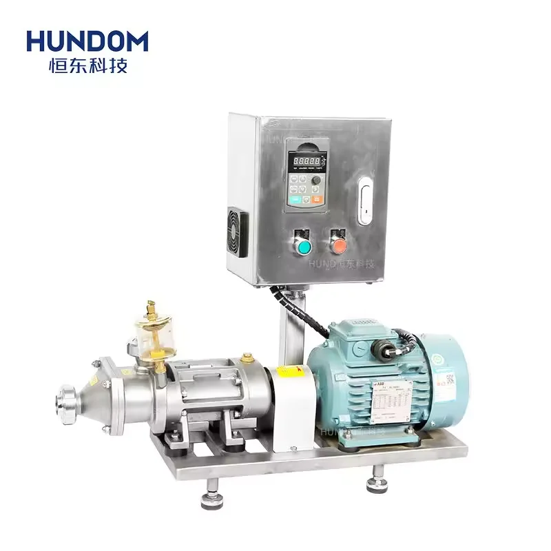 HUNDOM High Quality Sanitary Double Twins Screw Pump For Chili Paste Syrup Jam Pulps Fruit Yogurt