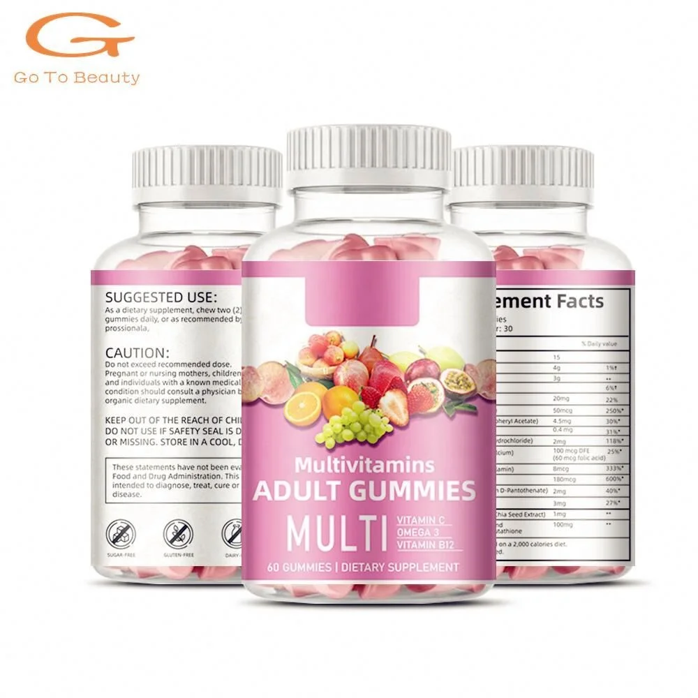 Gotobeauty Private Label Multi Vitamin Candy Health Care Supplement Multivitamin Faster Bear Gummy