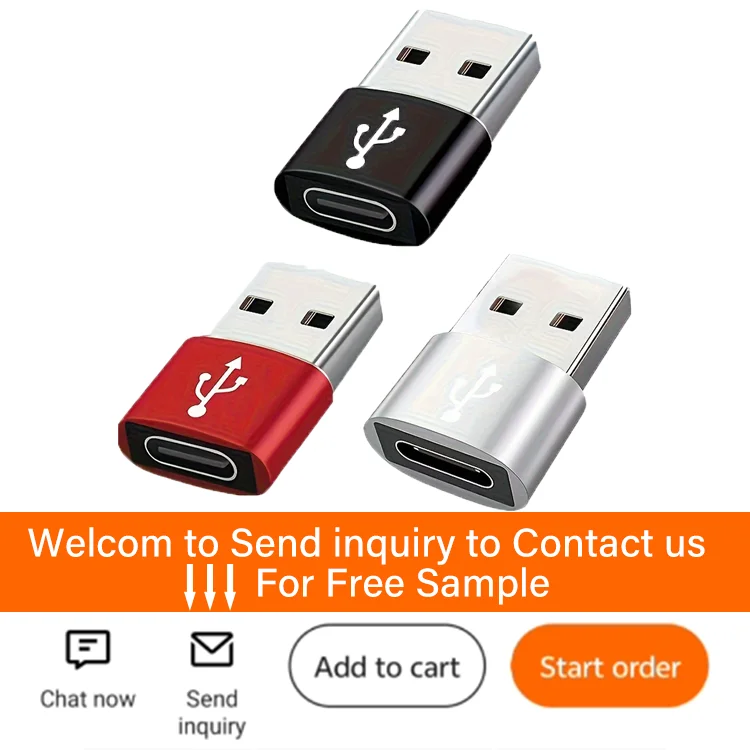 Красочный OTG USB 3 0 в Type-C адаптер A штекер к USB-кабелю конвертер быстрой передачи