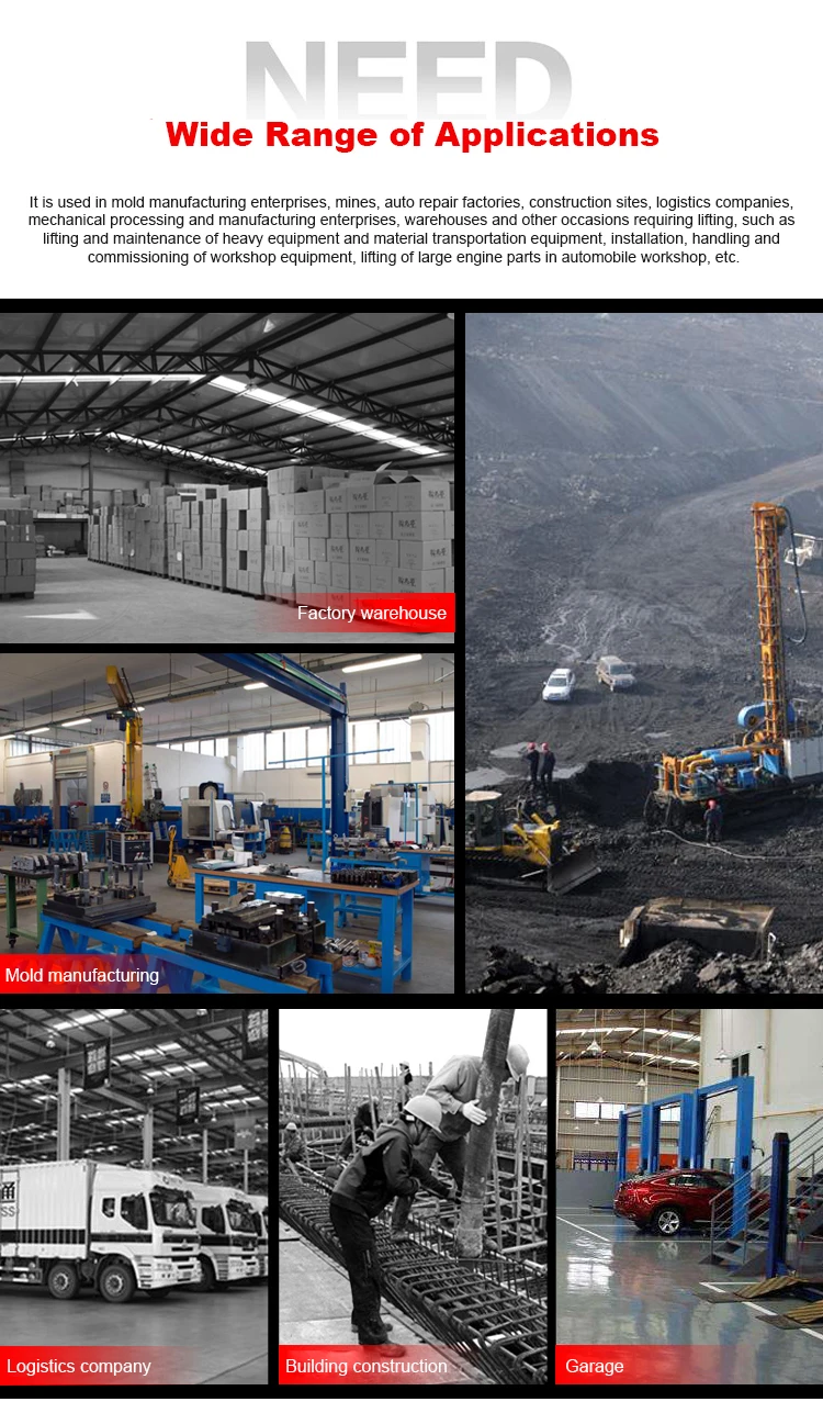 1 2 3 5 ton portable mobile aluminium portable mini gantry crane