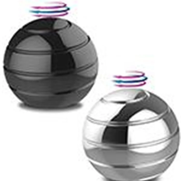 Fingertip Anti Stress Fidget Aluminum Alloy Kinetic Desktop Metal Desk Toy Illusion Fidget Spinner Ball For Kids Adult Gift