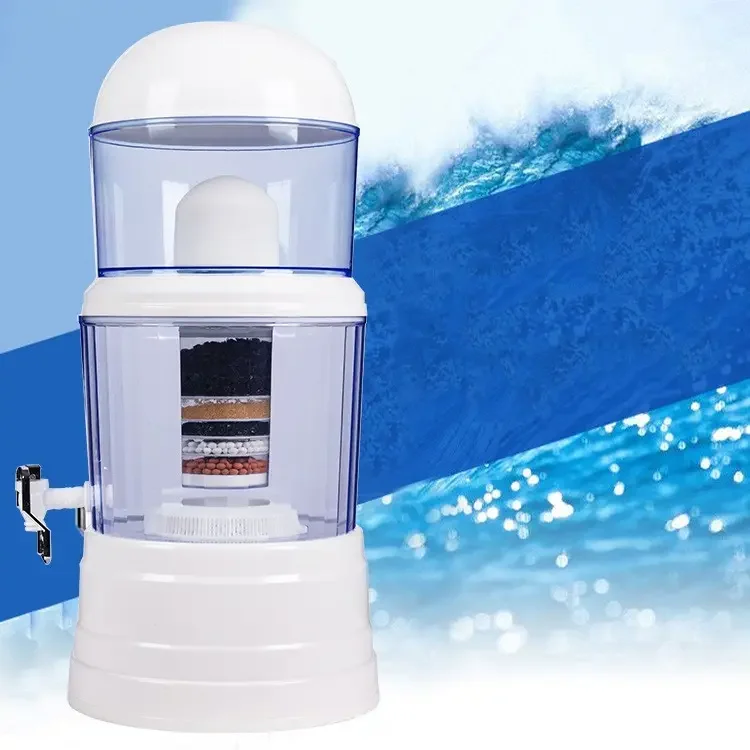 Household Directly Water Drinking Purifier 14L 16L Counter Top Mineral Water Filter Pot
