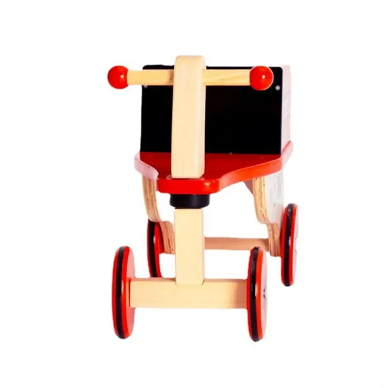 kids balance wooden bike kick scooters foot scooters baby push toy bike early walk development muscle strength Enhancement