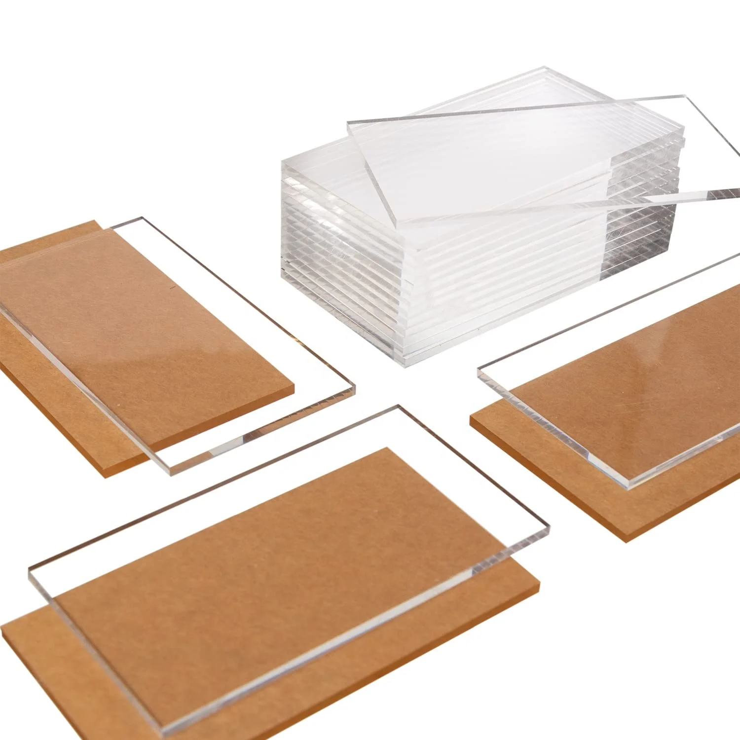 Black Acrylic Rectangle Place Cards for Wedding party invitation place acrylic card