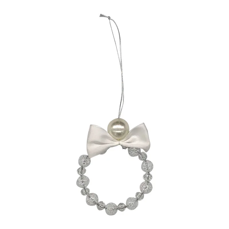 
Acrylic plastic electroplating pendant for Christmas Pearl 