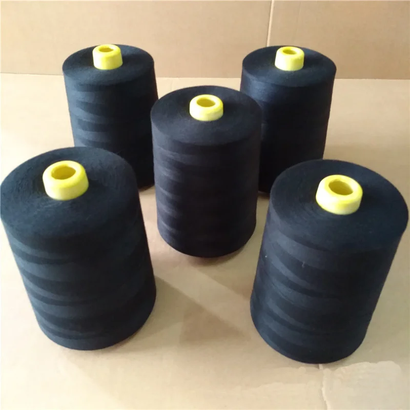 Custom colors overlock thread 100% polyester 40S/2 clothing top stitching sewing threads for home sewing machine