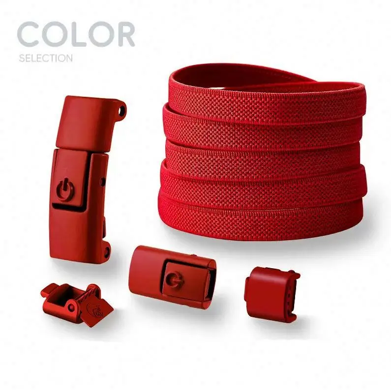 No Tie Shoe laces Press Lock Shoelaces without ties Elastic Sneaker Kids Adult Widened Flat Shoelace for Shoes
