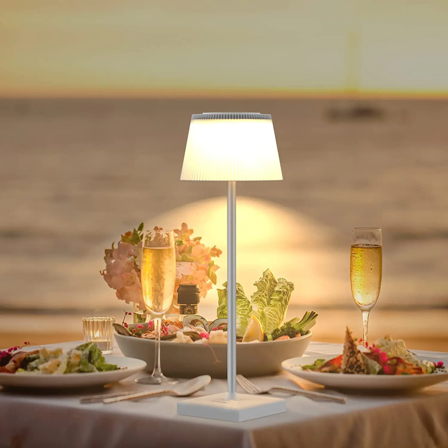 Led Table Lamp Rechargeable Battery usb Desk Lamp for Beside Bedrooms and Kitchen