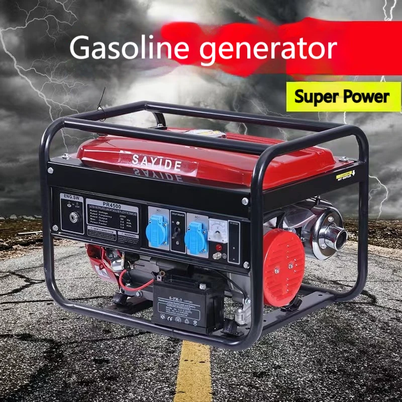 china exw best price gas generator 3kva 3kw 3 Three Phase Electric Start Portable Gasoline Petrol Engine Generator Homemade