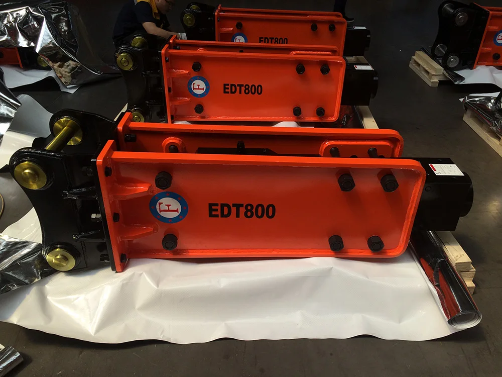 High Quality EDT800 New Condition Excavator Hydraulic Rock Breaker for Construction Machinery Factory Price