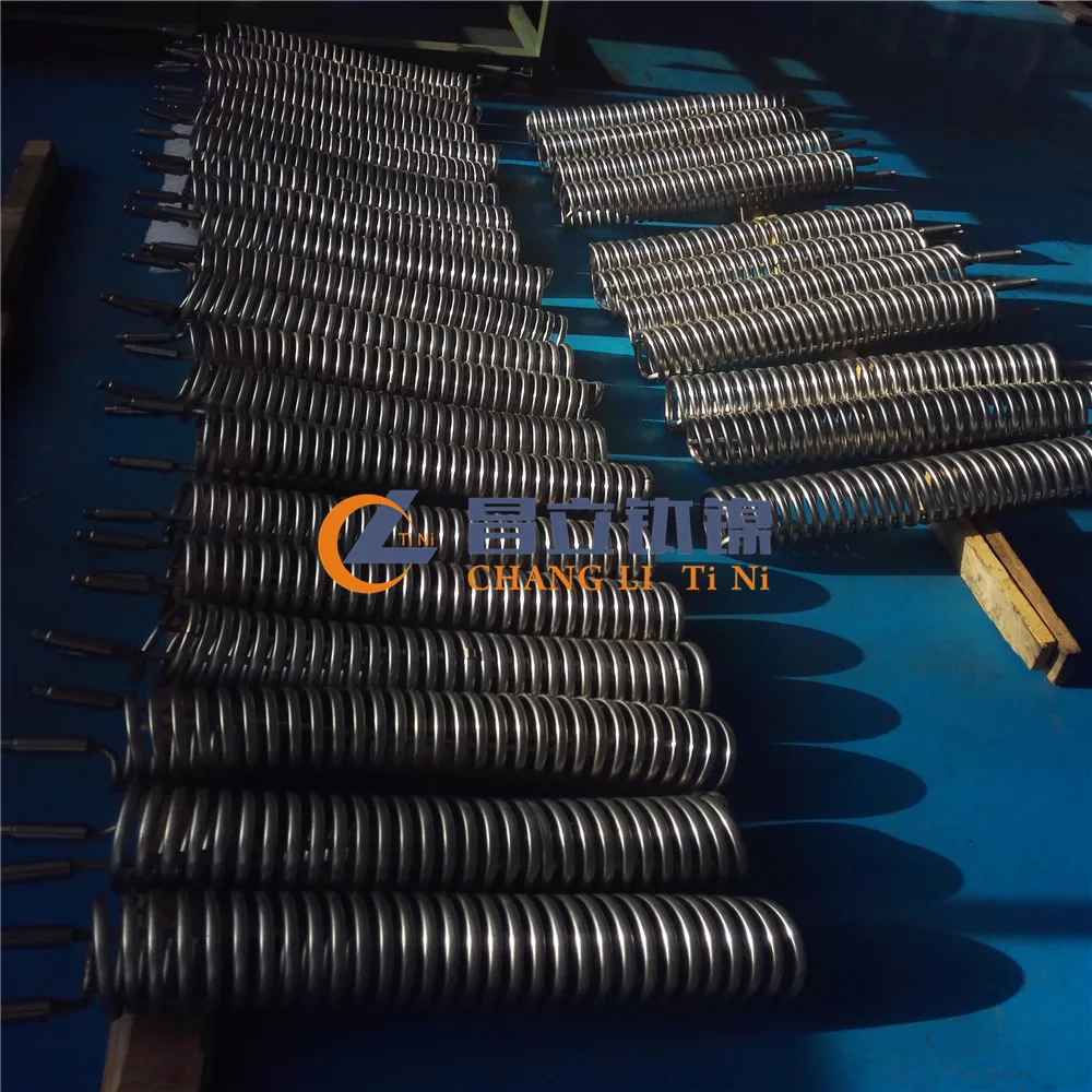 pure Gr2 titanium coil tube