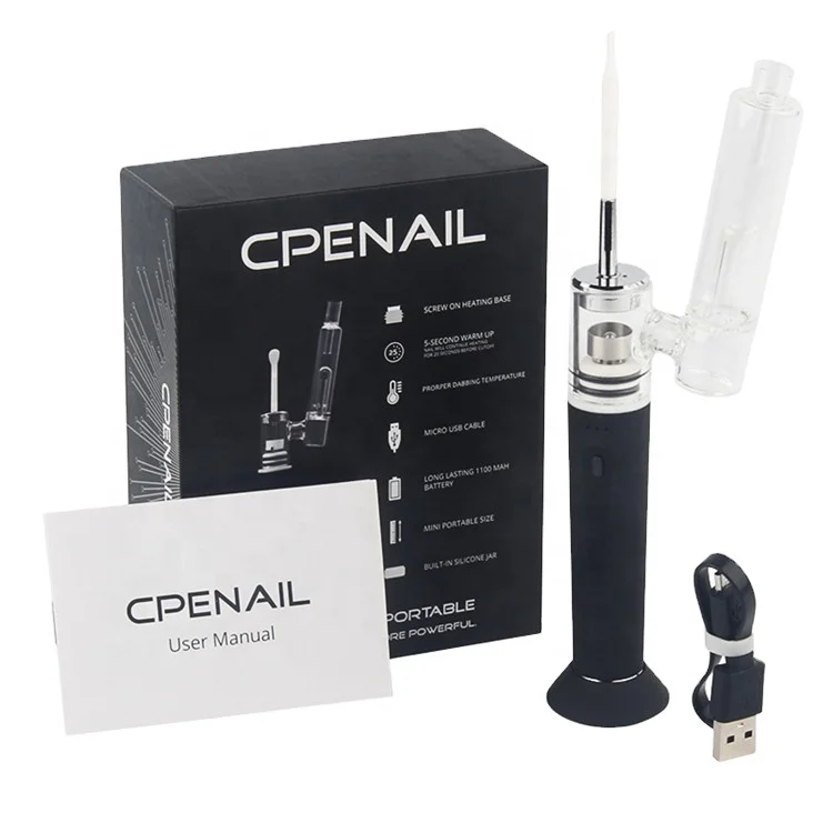 
Amazon hot sale 1100mah rechargeable portable CPENAIL dry herb cbd wax vape pen kit vaporizer 