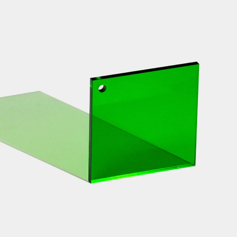 Semi transparent emerald green 3mm/5mm acrylic board Customized , acrylic raw materials, customized
