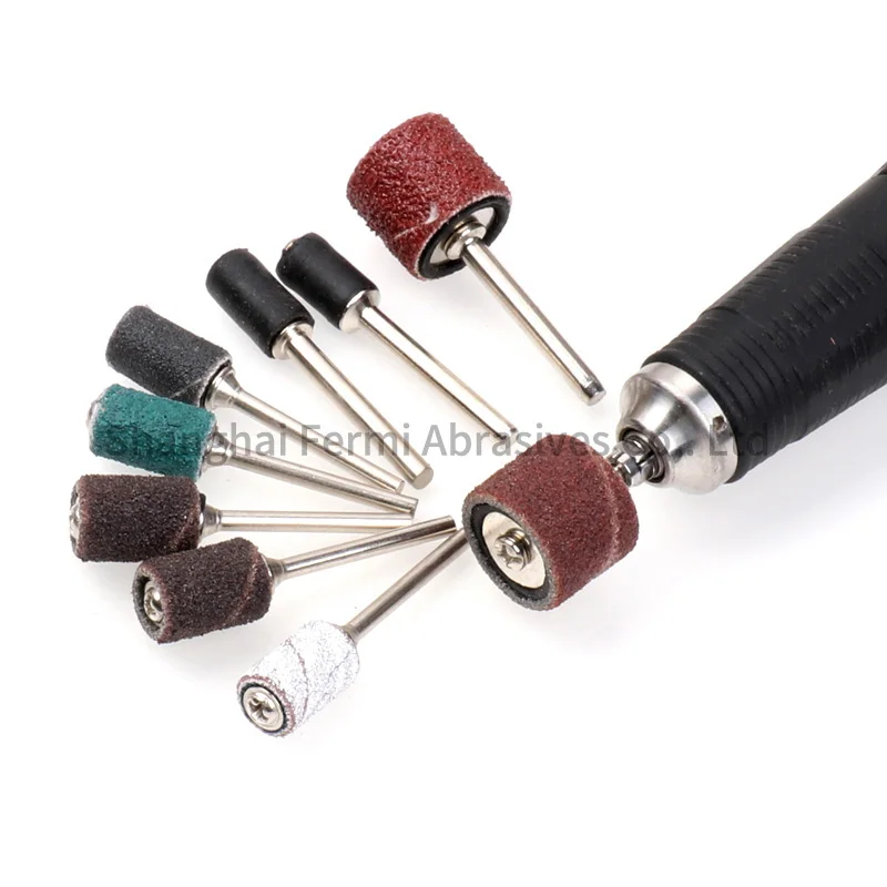 Spiral Band Rubber Mandrels - Sanding Drums/Slotted (shaft: 6mm) /Sanding Bands Holder