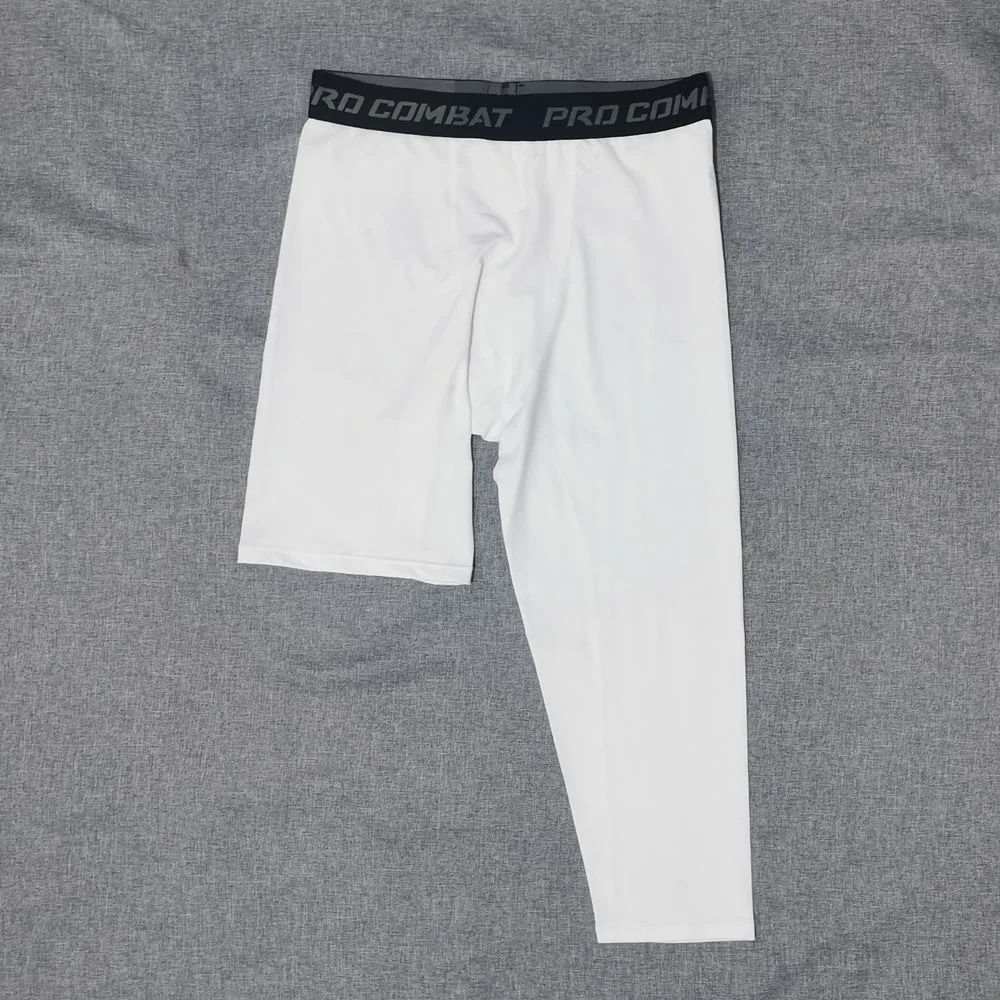 Plain Custom Fabric Clothing Athletic Running Sport Tights For Men Tights Men Running Gym Compression Tights Sports Wear