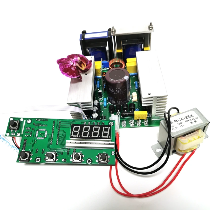 300w 40khz Piezoelectric Ultrasonic Cavitation Generator PCB Board