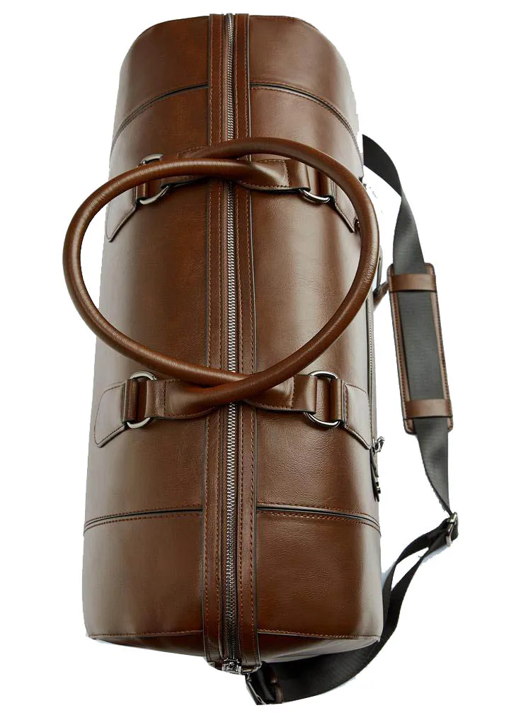 Duffle Bag Men Leather Travel Duffel Bag 2021 New Design High Quality Genuine Leather Customized Packaging Fashion Leisure Bag