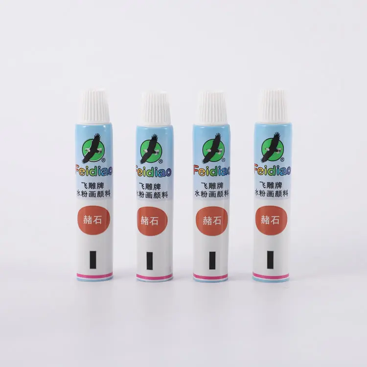 OEM/ODM Empty 5/10/15/20g Custom Printing Mini Aluminum Plastic Tube ABL Paint tube for painting and oil painting