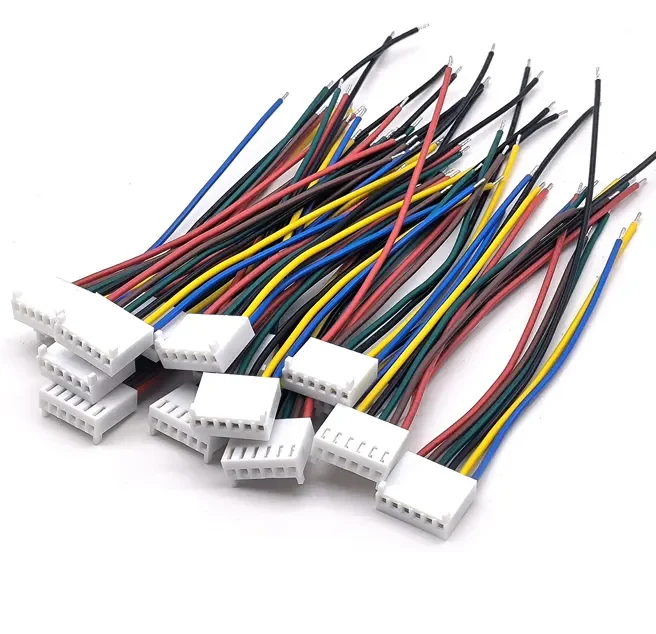 Custom Cheap Wiring Harness 6Pin Molex 2.54mm Pitch Connector Electronic Cable Assembly Wire Harness