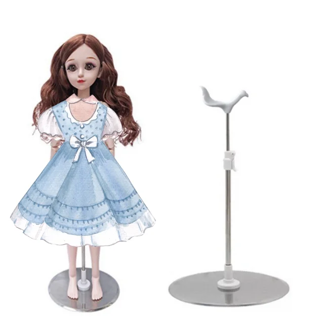 New Arrival 60-70cm Action Figure Doll Stand Holder Stainless Steel Display Stand for 24 Inch Dolls BJD Barbei Princess Toy