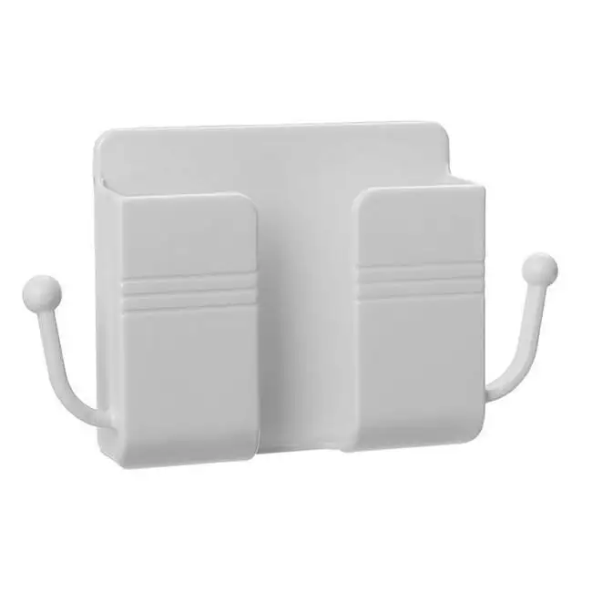 Phone Holder For Home With Charging Port Remote Holder Wall Mount Phone Holder