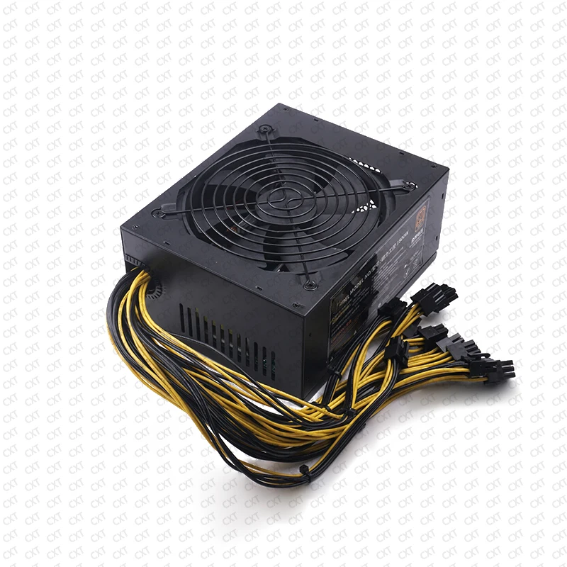 Quiet 1800W ATX Full Modula PC Power Supply Supports 6 Graphics Card Silent 1800W GPU Machine PSU