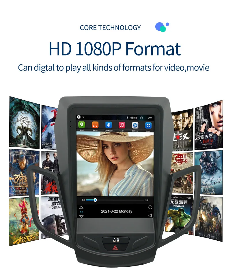 Android  For ford FIESTA 09-11 Car Radio Stereo Head Unit Navigation dvd car player