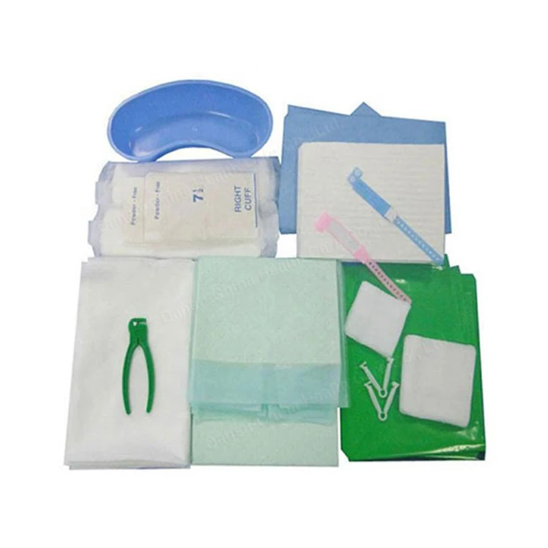 Новый медицинский одноразовый набор для процедуры вагинальной доставки комплект беременных и матерей