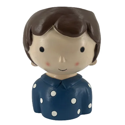 Cute Girl Planter Pot Resin Cool Flower vase Flower Pot For Home And Garden Decoration