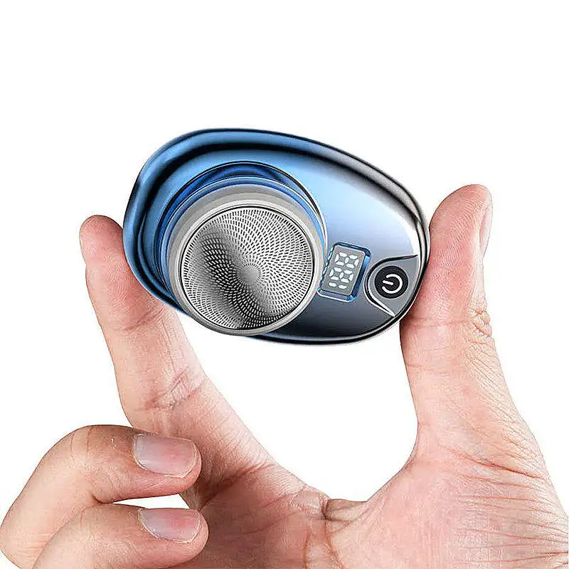 Mini electric shaver Rechargeable Low Noise Professional beard Trimmer Cordless for Men shaving razor
