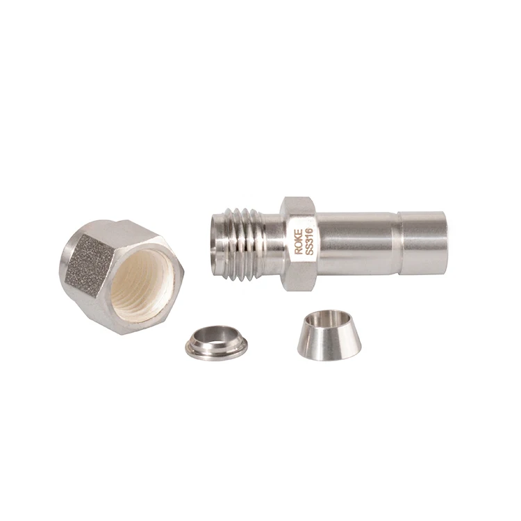 Manufacture OEM Stainless Steel Double Ferrule Compression Adapters Tube Fitting
