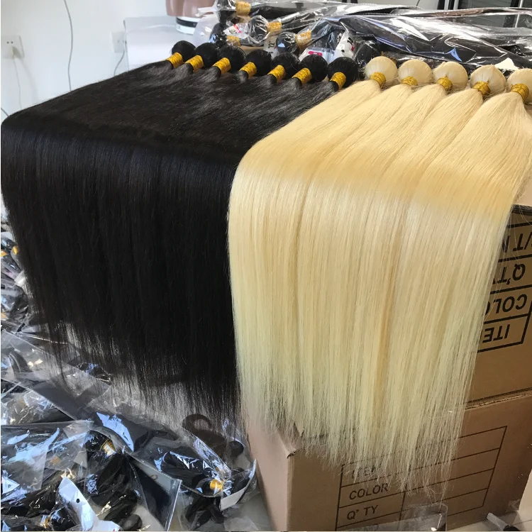 Wholesale Russian Blonde 613 Virgin Hair Bundle 613 Raw Virgin Cuticle Aligned Hair Vendor 100% 613 Blonde Human Hair Extension