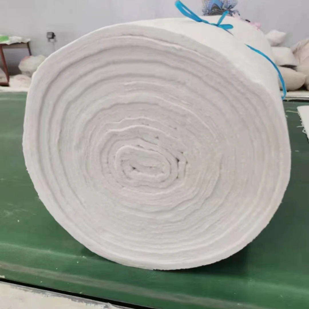 High quality china manufacture fireproof aluminum silicate insulation felt ceramic fiber insulation blanket
